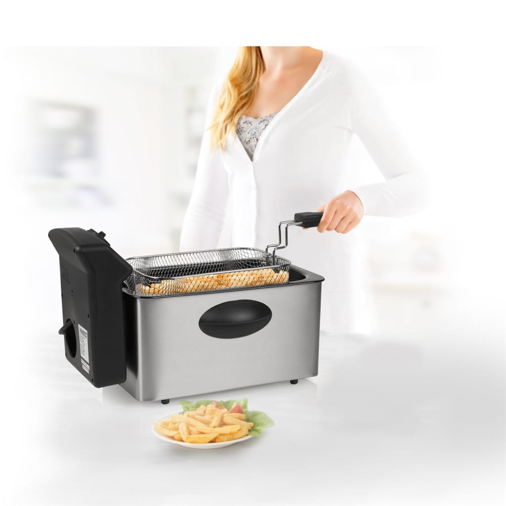 FRIGGITRICE ELETTRICA NERA 2000W PRINCESS