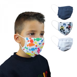 Masque de protection Jago ® Masque en Tissu - Lavable, Lot de 8