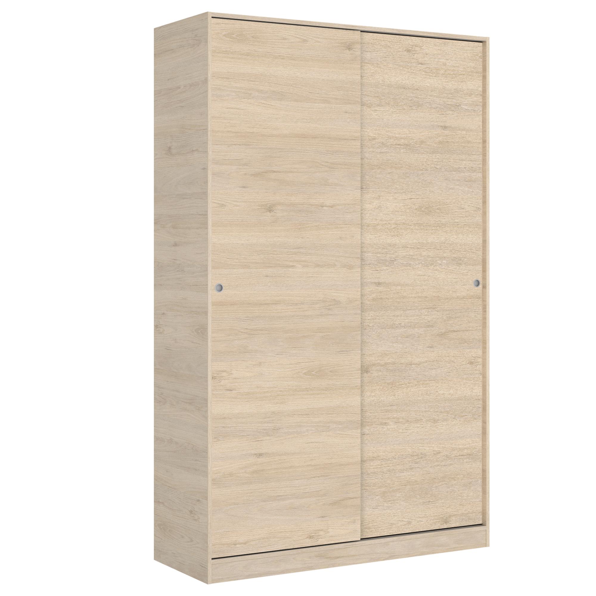 Armoire 2 portes coulissantes Plus 120 /Naturel 204x120x50 cm SLIDE