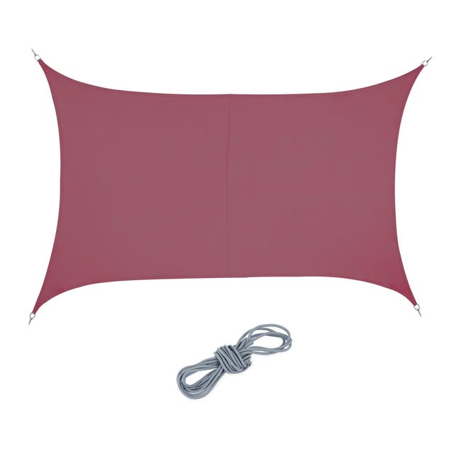 Tenda parasole, 4 x 7,5 m, 95% UV, in HDPE, poliestere, rettangolare, per esterni, giardino, piscina, terrazza, balcone, verde scuro Tenda parasole, 4 x 7,5 m, 95% UV, in HDPE, poliestere, rettangolare, per esterni, giardino, piscina, terrazza, balcone, verde scuro