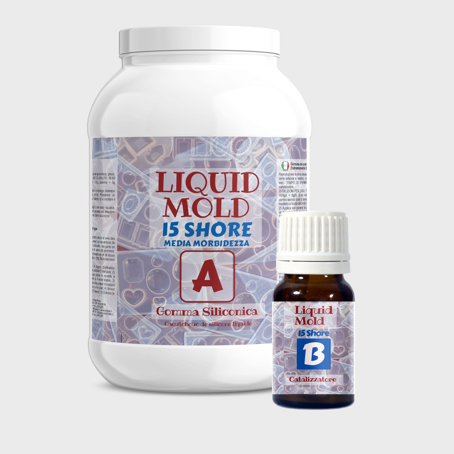 Liquid Mold – Silicone Liquido (15 Shores) – Morbido – Stampi Perfetti.  Sempre! - 250 gr