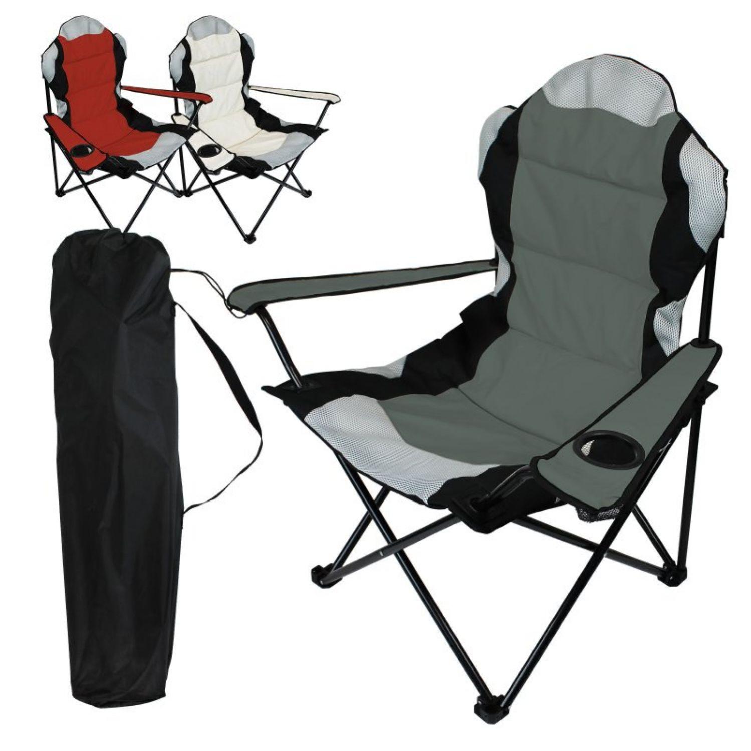 Chaise De Camping Pliable Sac De Transport Gris Linxor Leroy Merlin