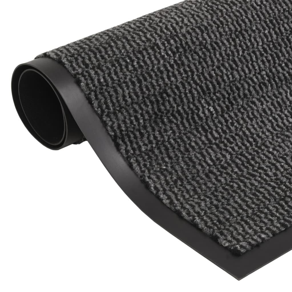 vidaXL Zerbino Antracite 40x60 cm, Tappetino, Tappetino di Benvenuto, zerbino Interno, zerbino d'ingresso, zerbino Esterno, zerbino Lavabile
