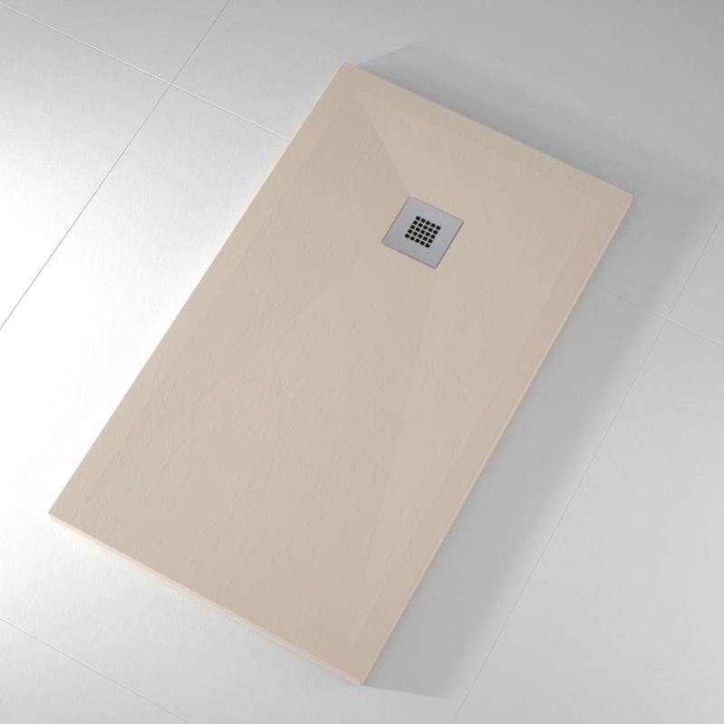 Receveur De Douche Pliable Portable - 80x80x10 Cm - Avec Tuyau De Drainage - Pour Camping, Jardin, Animaux - Facile à Transporter Et à Ranger