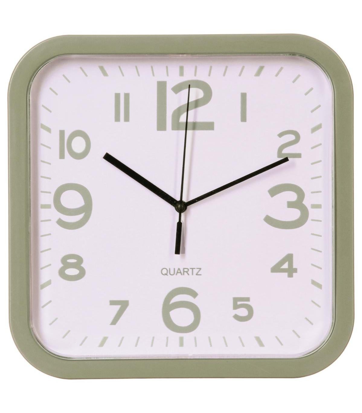 Pendule Murale Carree 24 5 X 24 5 Cm Leroy Merlin