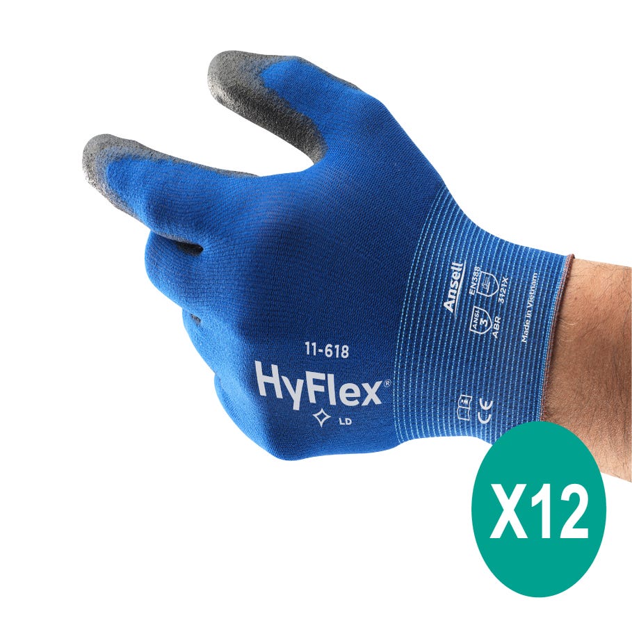 HOLEX - Set di guanti in cotone, 12 paia - Metalworker