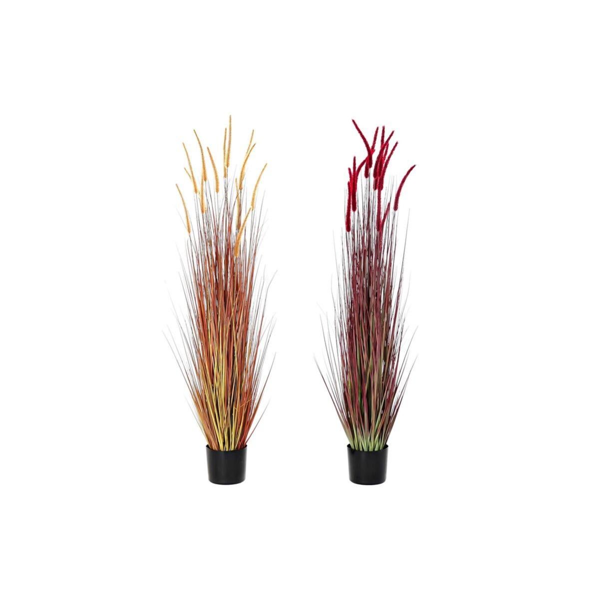 Home ESPRIT Lot De 3 Plantes Décoratives Grenouille En Polyéthylène Ciment - 7,5 X 5 X 11 Cm