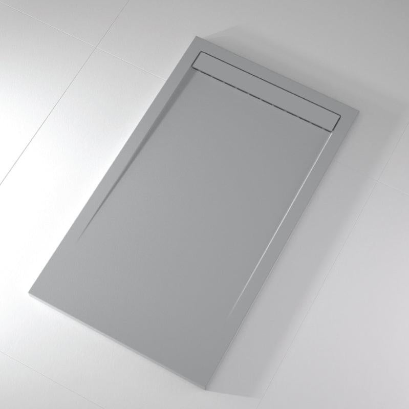 Receveur de douche 80x100 cm extra plat CLEVER en résine surface
