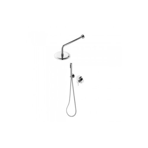 Pack Systeme De Douche Encastre 4 Voies Rosace Rond New Icone Chrome ...