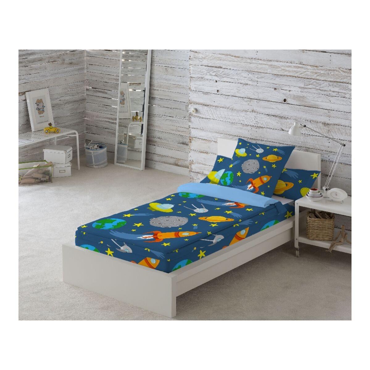 Lanovenanube Piumino Regolabile Bombay Singolo Rosa - Letto 90 Cm, 100% Poliestere - 2