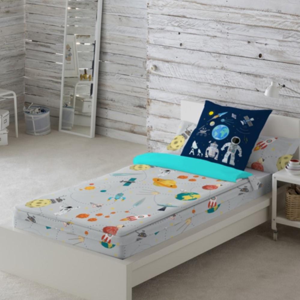Set copripiumino reversibile Ariel Mermaid in cotone 140x200 cm e federa