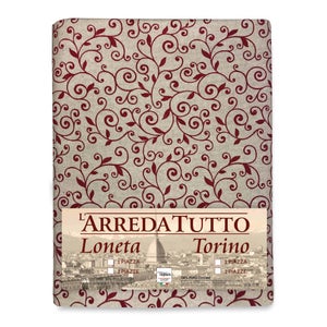 TELO ARREDO copritutto GRAN FOULARD COPRILETTO copridivano TESSUTO LONETA  CERCHI grigio