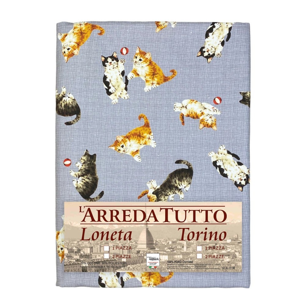 telo gran foulard copriletto copritutto copridivano puro cotone 100% - made  in Italy