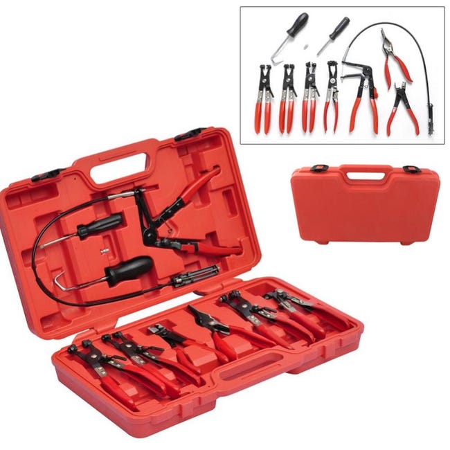 Pince Multi-Angle Pour Colliers De Serrage – Cruciforme, Anti-Glisse, Poignées Ergonomiques