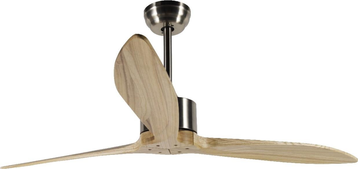 LEDKIA LIGHTING Ventilatore LED Da Soffitto Flatiron Legno 132cm Motore Dc 86991860