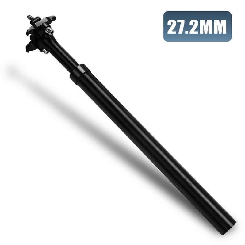 Tube De Selle Télescopique à Pression D'air Pour VTT/vélo Route - Alliage Alu, Longueur 475 Mm, Réglage Rapide