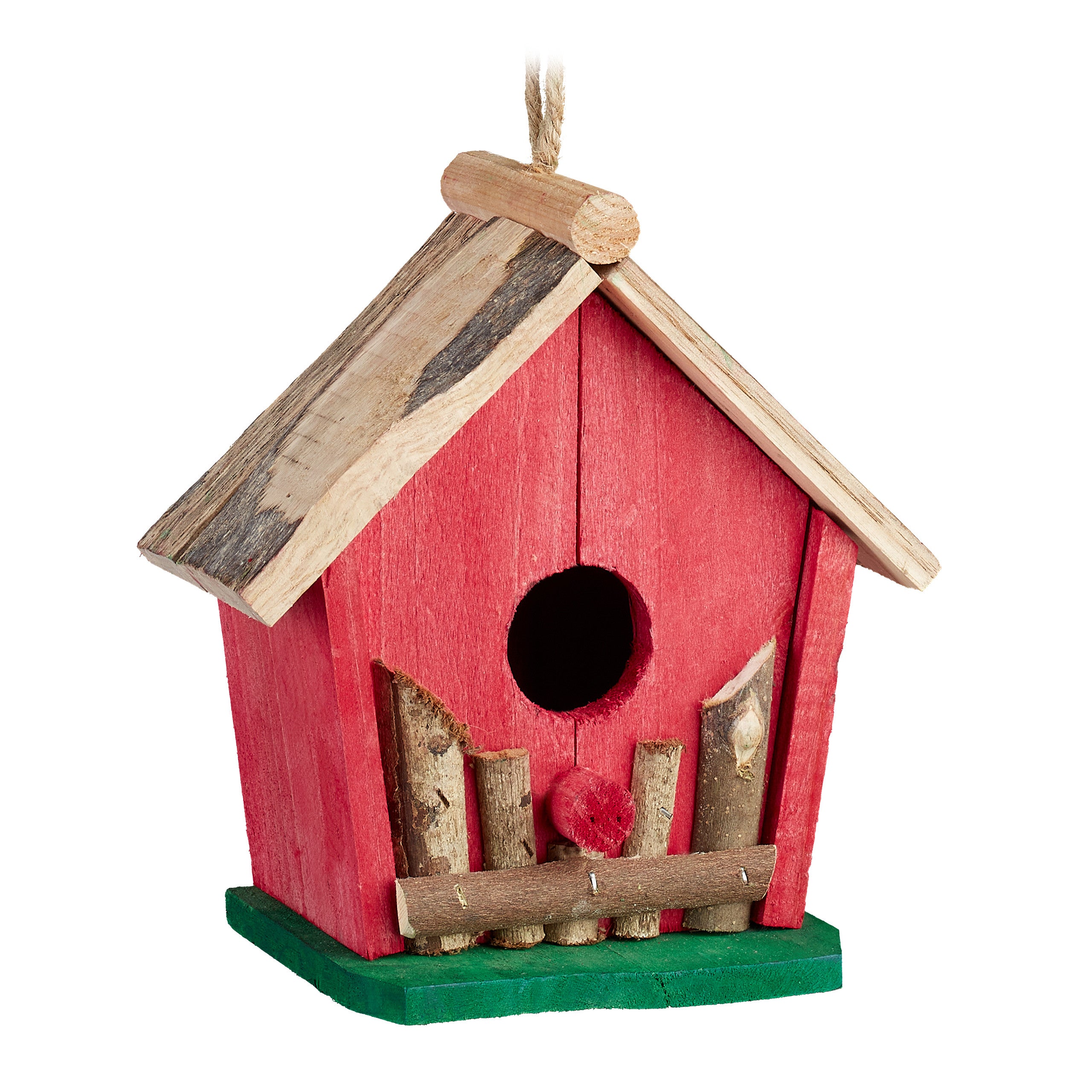 Maison d'oiseau en bois nichoir en bois petit jardin extérieur boîte de  nidification d'oiseaux maison d'oiseau fournitures pour animaux de  compagnie