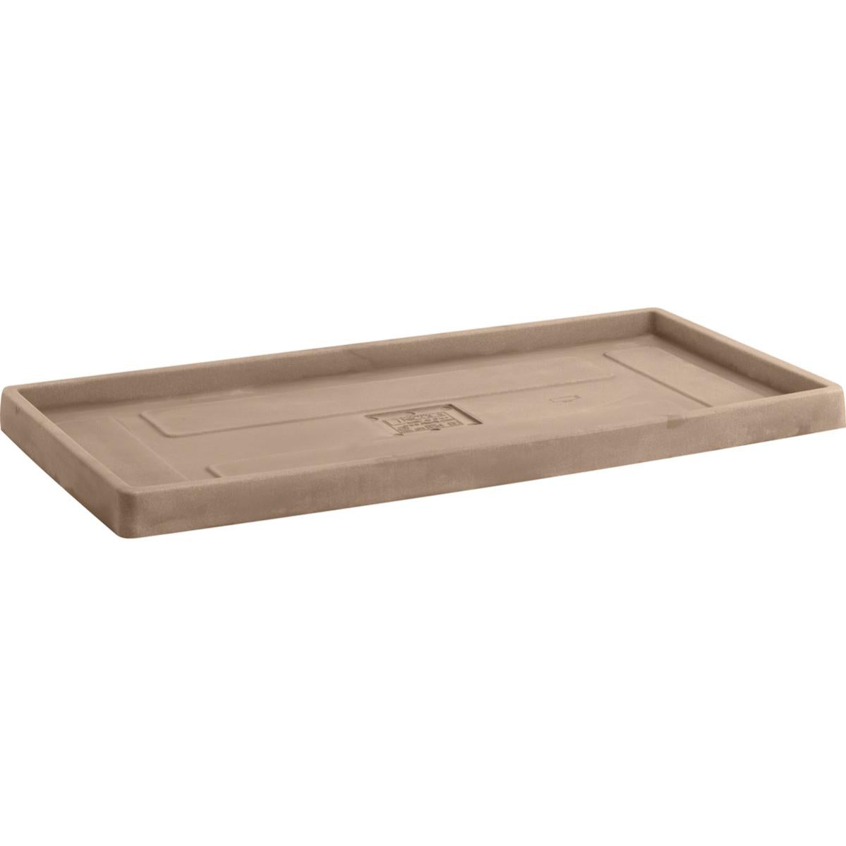 ARTEVASI Sottovaso Rettangolare Venezia – 60 Cm, Colore Bianco, Per Fioriere