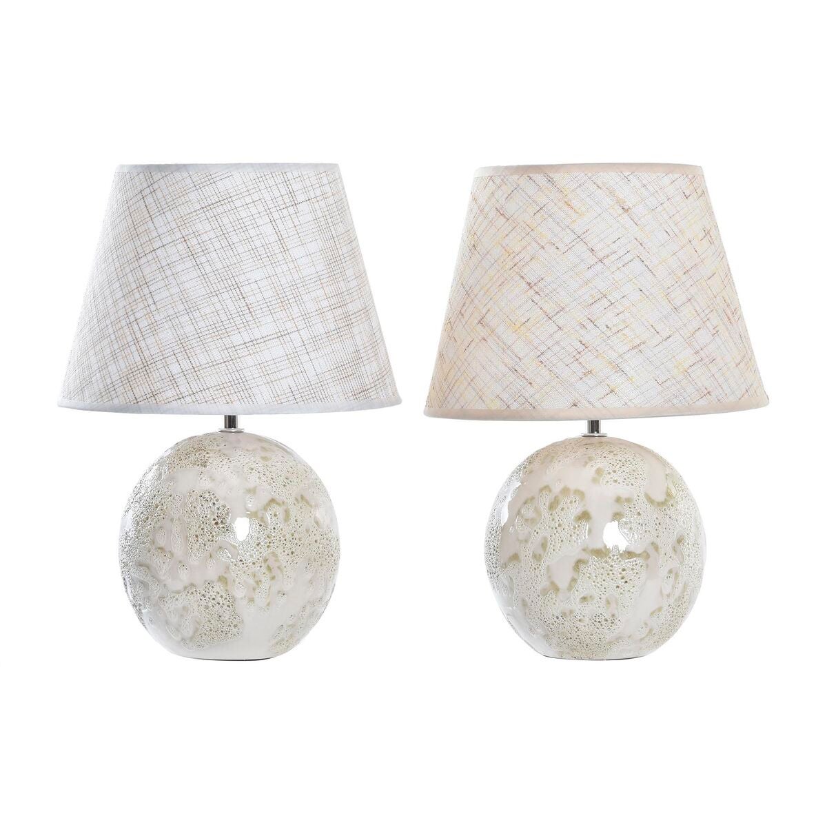 shabby chic cream table lamp