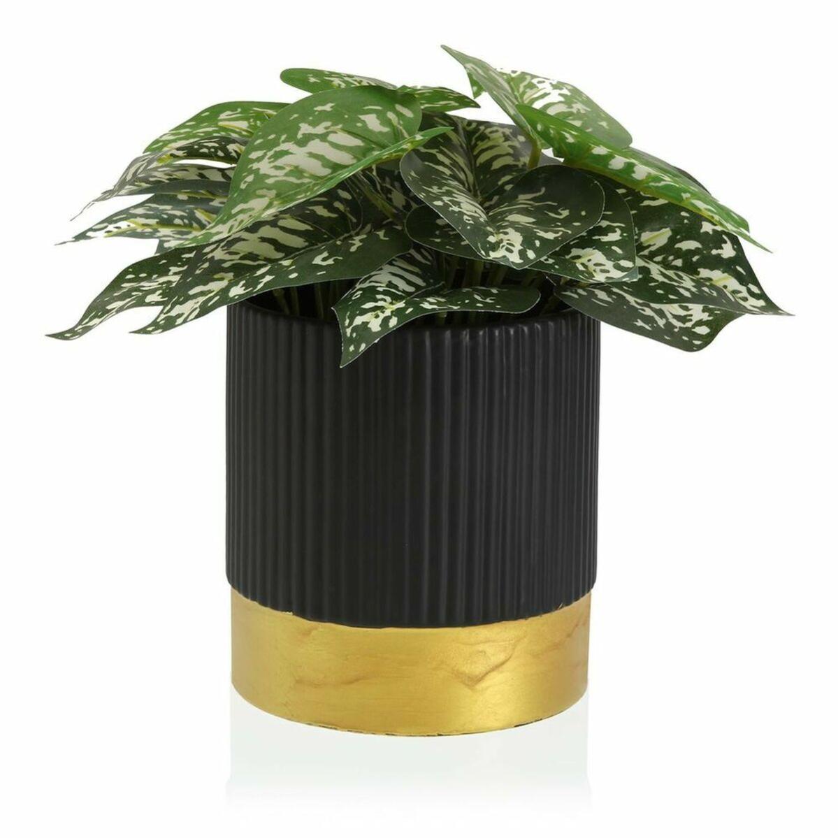 Vaso da piante MAJELLA in ceramica, verde petrolio, 30cm, 19cm