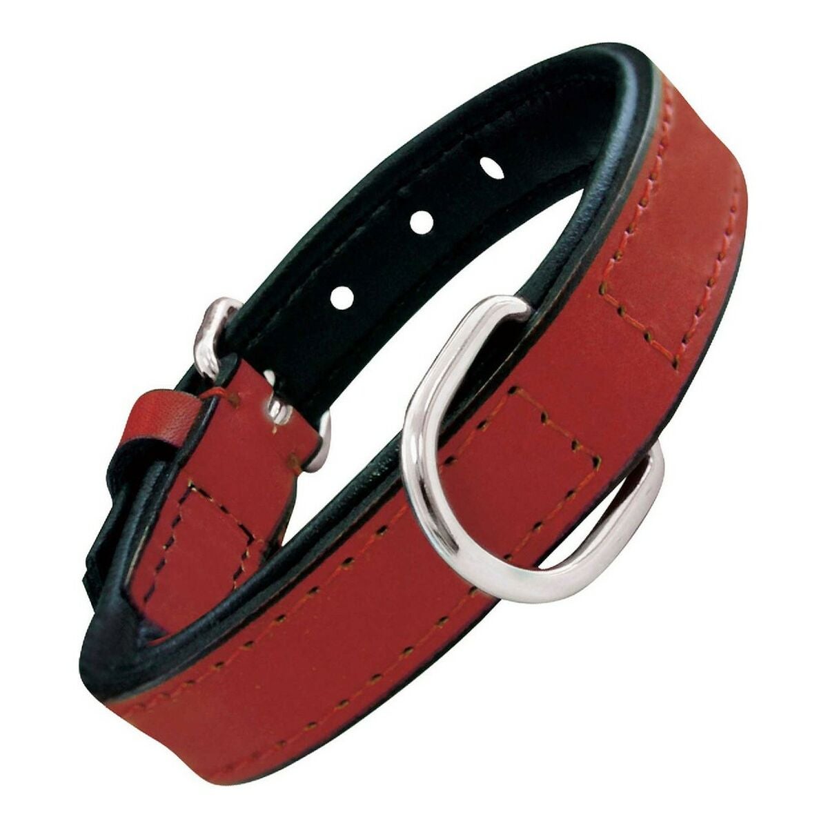 Collar para perro gloria acolchado rojo (45 x 2 cm)