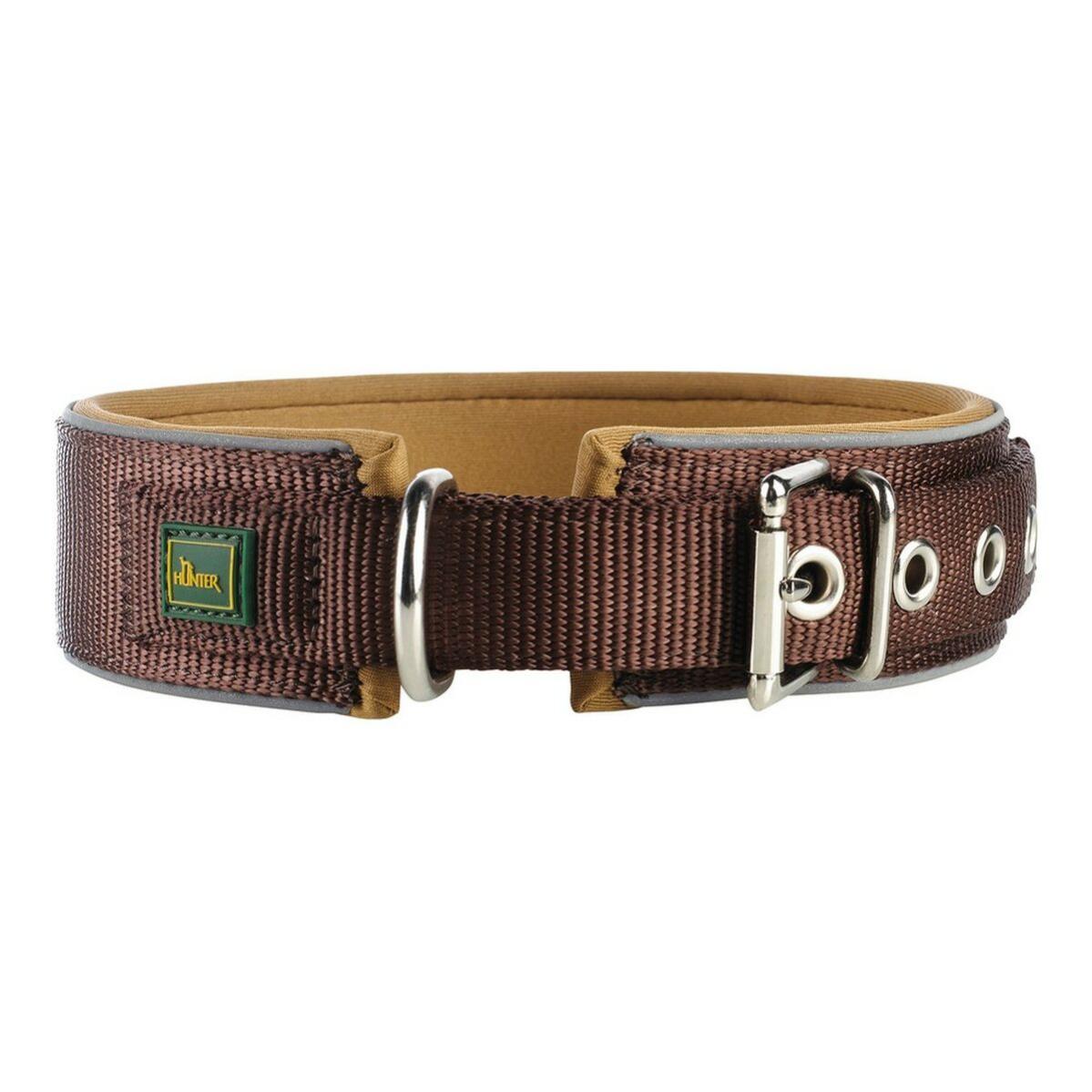 Collier pour Chien Hunter Neoprene Reflect Marron (3946 cm) Leroy Merlin