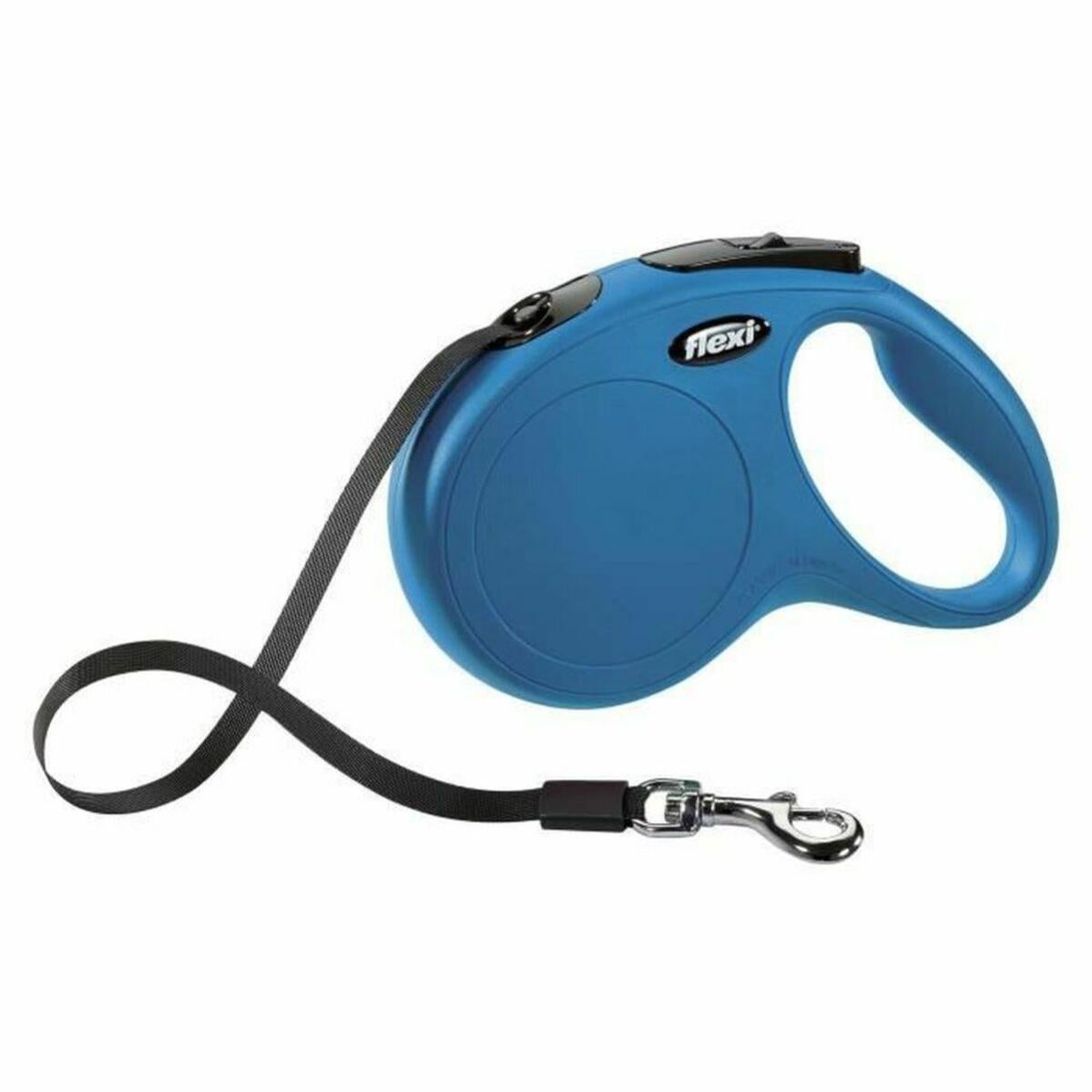 Laisse pour Chien Flexi New Classic 5m Bleu Taille M Leroy Merlin