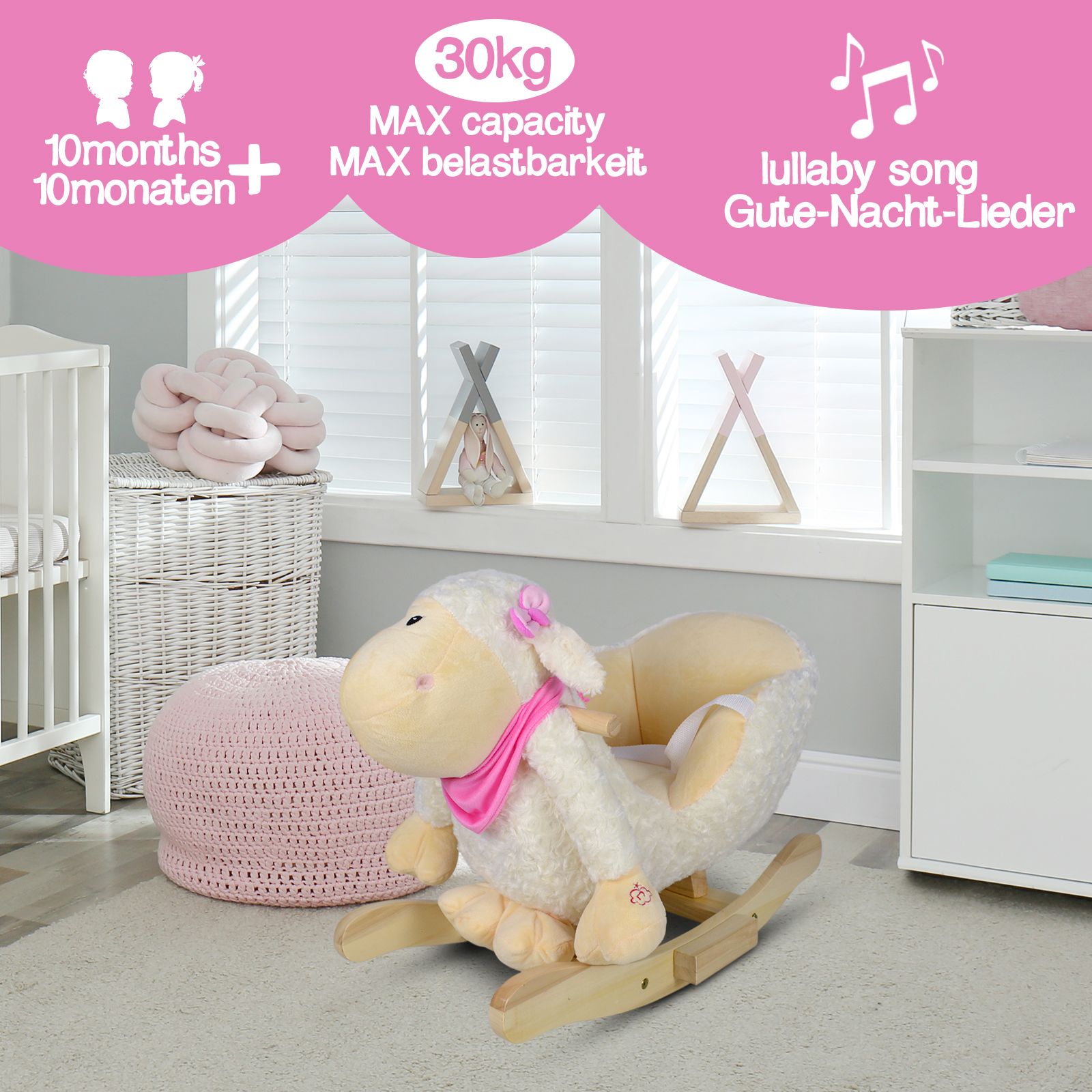 Mouton à online bascule pour bébé