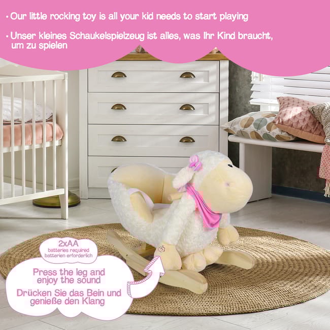 Infantastic Animal Bascule avec Effets Sonores Poign es