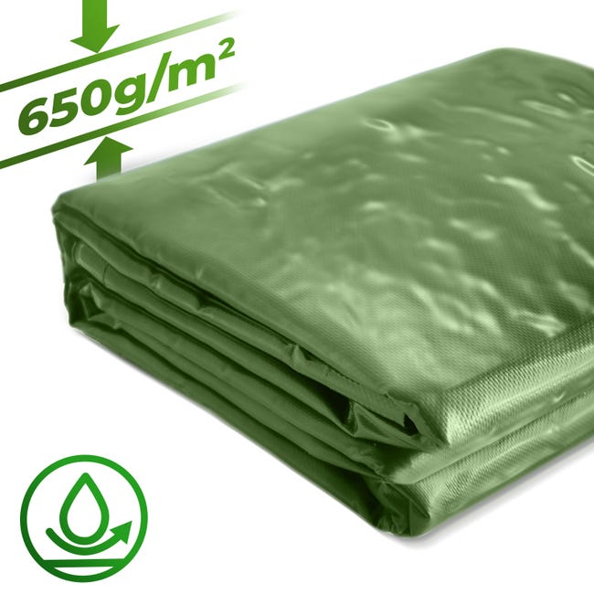 Jago® Bâche de Protection - 2x3m, Imperméable, Résistante aux