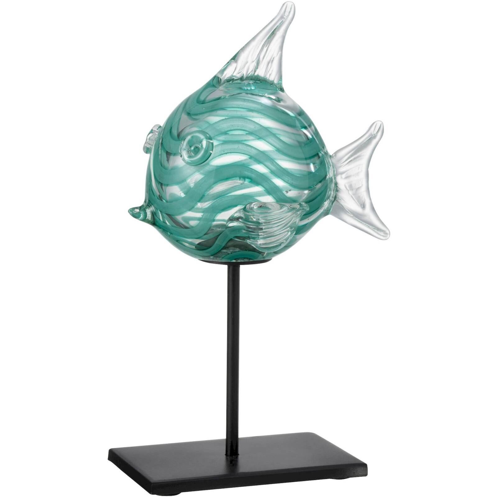 Sculpture poisson Fish Dadeville en Verre Leroy Merlin
