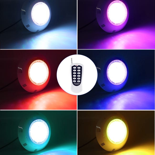 Projecteur Piscine LED , 35W Lampe Piscine extra-plats RGB