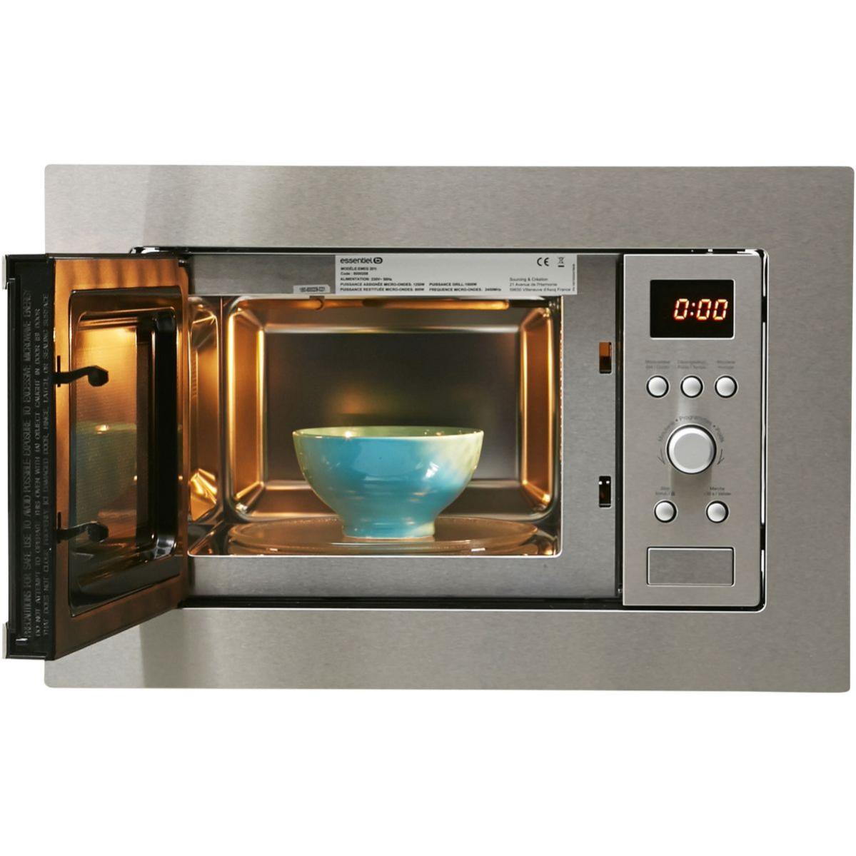 Micro Ondes Encastrable Essentielb Emeg 201i Leroy Merlin
