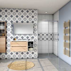 DUSCHOLUX SPAIN MAMPARAS DE BAÑO A MEDIDA: 4 ideas para un cuarto de baño  con papel pintado