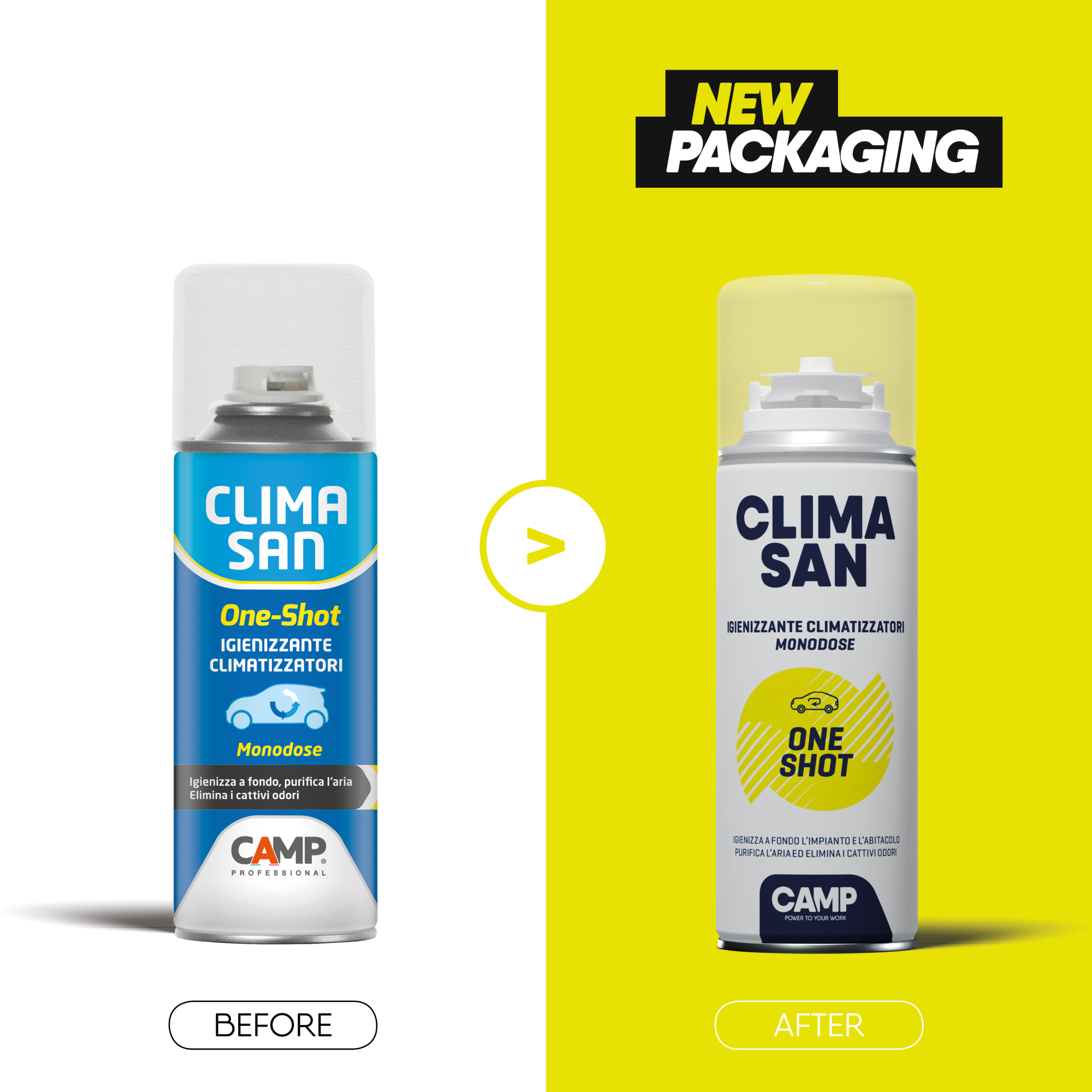 Spray Climatizzatore Auto Clima Odor - Neutralizza Odori In 15 Minuti, Per Aria Condizionata