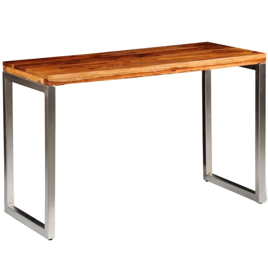 242133 4 Height Adjustable Table Legs Chrome 710 mm | Leroy Merlin