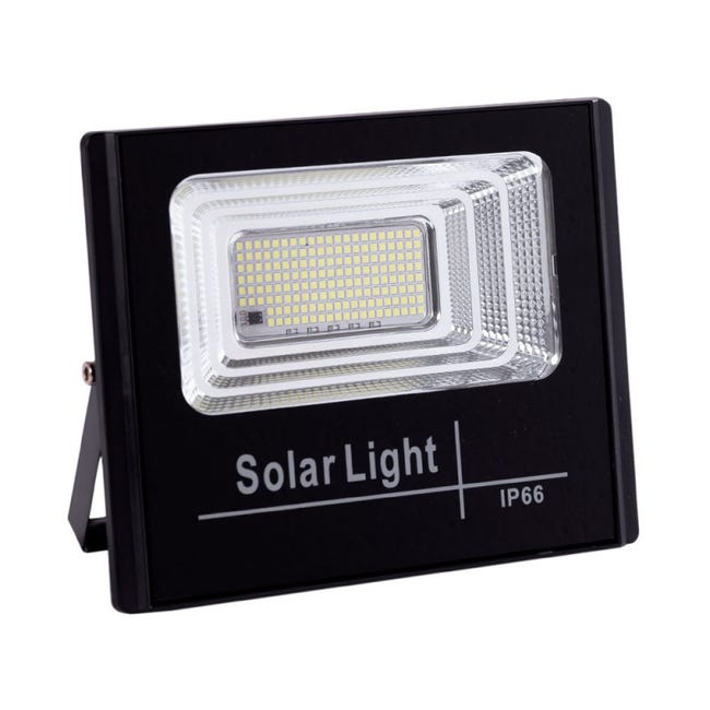 Projecteur solaire LED 65 W 6 500 K Panneau : 6 V/8 W Batterie : 3
