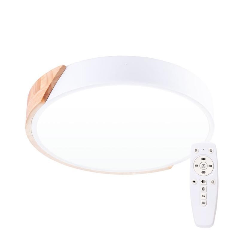 Ventilatore A Soffitto Con Luce LED Ikodm 80W, Telecomando Incluso, 3 Temperature Colore (2700K-6500K) E 3 Velocità, Timer 1/2/4/8H, Silenzioso, 55x20cm, Classe E - 4