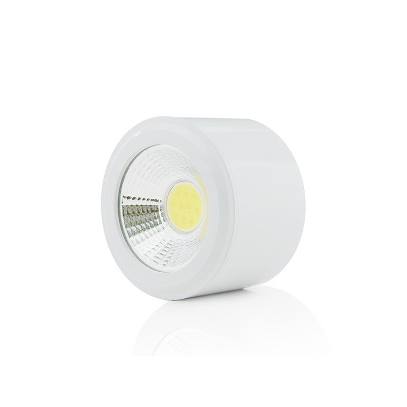 Foco downlight led de superficie 5w 450lm 6000ºk circular 30.000h [bf-mz5001-5w-w-cw]