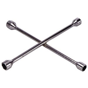 Beta 982 - Chiave a Croce per Ruote Auto - 1 Pezzo, Argento, 24x27x32x3/4 mm