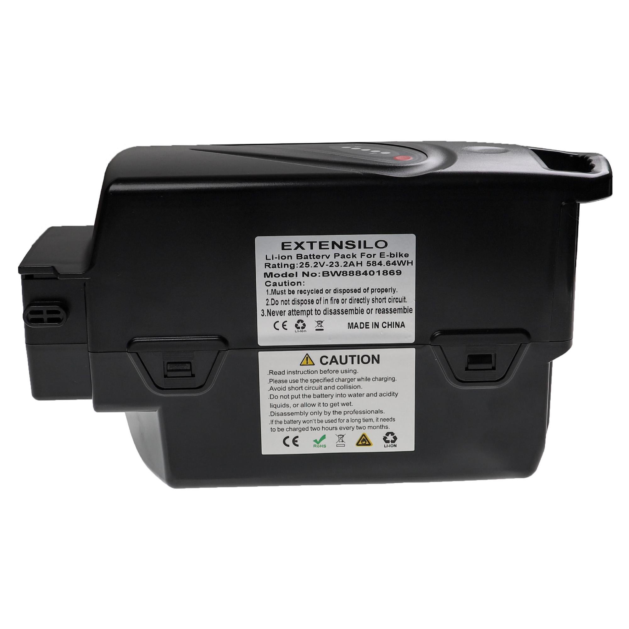 Batteria CS-FKX320SL 1800mAh Li-ion Compatibile Con Falk IBEX 25, IBEX 25 Touring, 32 - Sostituisce 1674830000, 3.7V, Nero
