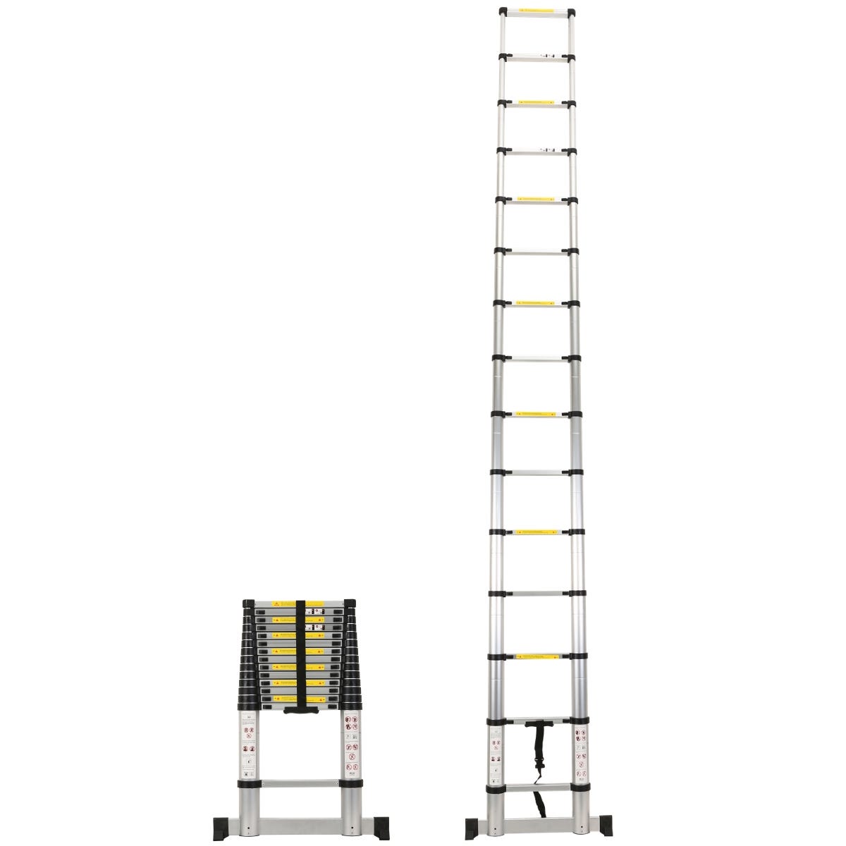 Scala telescopica in alluminio - 4,40 mt