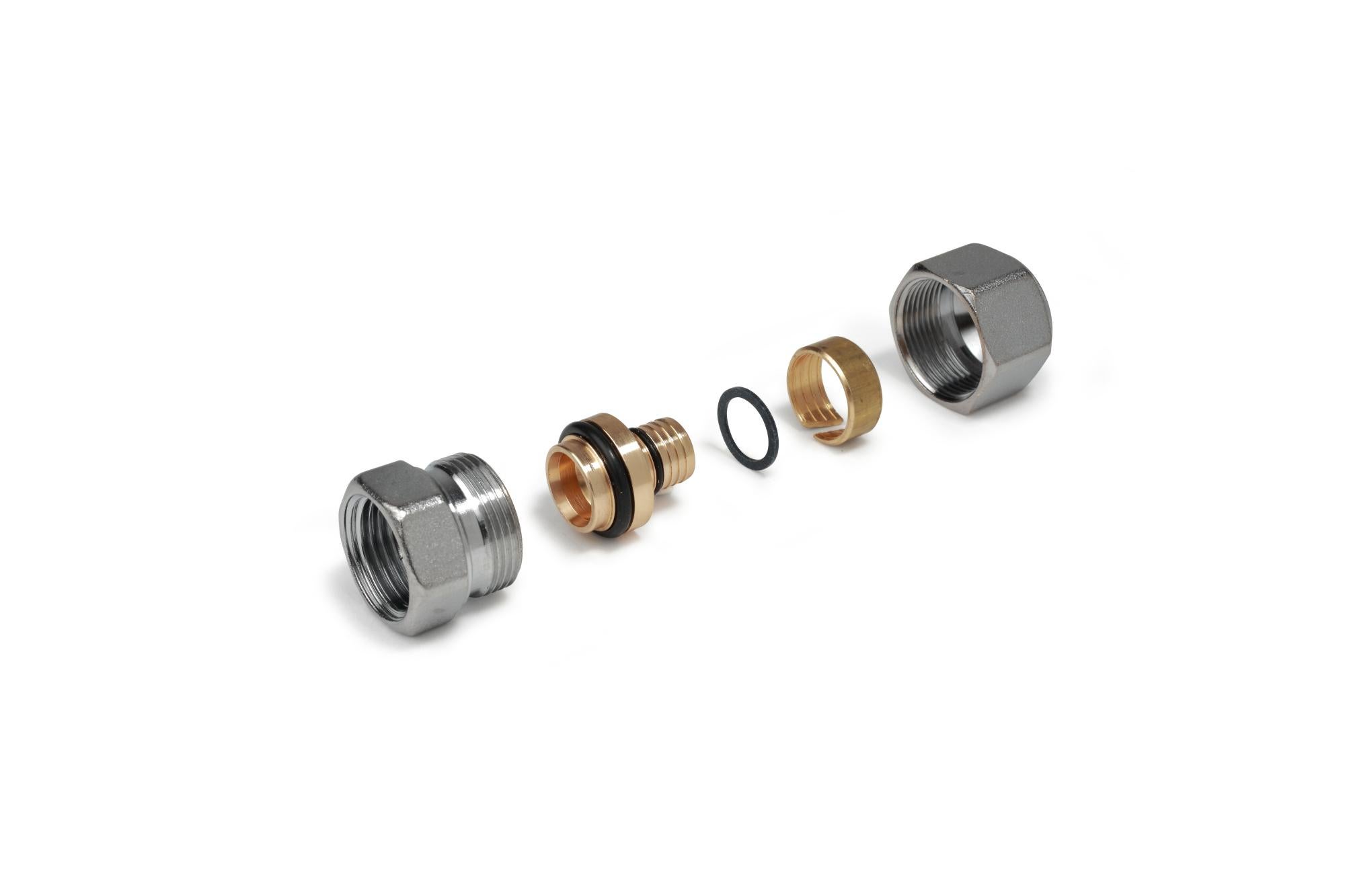 Racor multicapa F roscado recto Giacomini 1/2x16x2 R187FX048 | Leroy Merlin