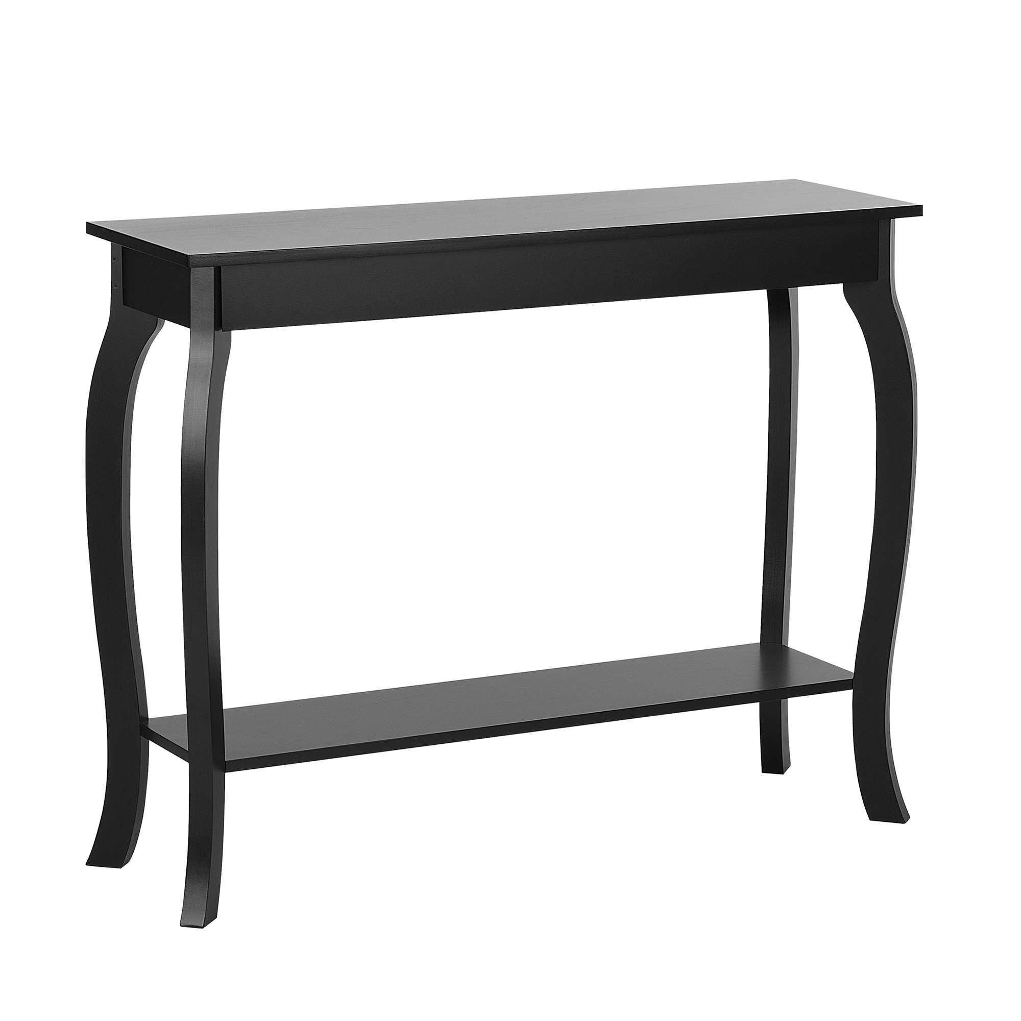 Beliani Table console noire HARTFORD Leroy Merlin