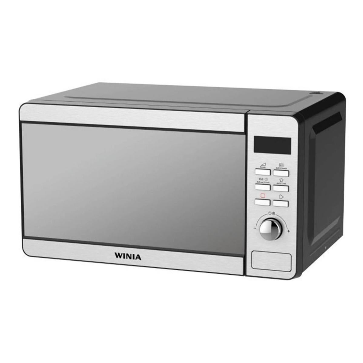 Candy CMXW20DS Forno A Microonde Da Incasso O Libero 20L 700W - Solo Microonde Con 40 Programmi Automatici E Blocco Bambini, Nero/argento