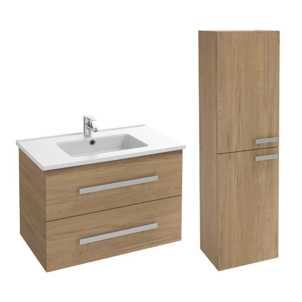 Meuble vasque 80 cm JACOB DELAFON Ola up + colonne de salle de bain