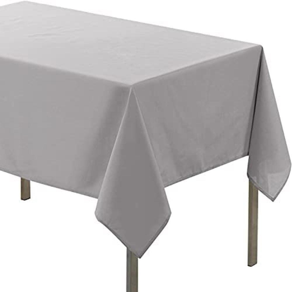 Nappe Anti tâches 180 x 180 cm Gris Uni ESSENTIEL.