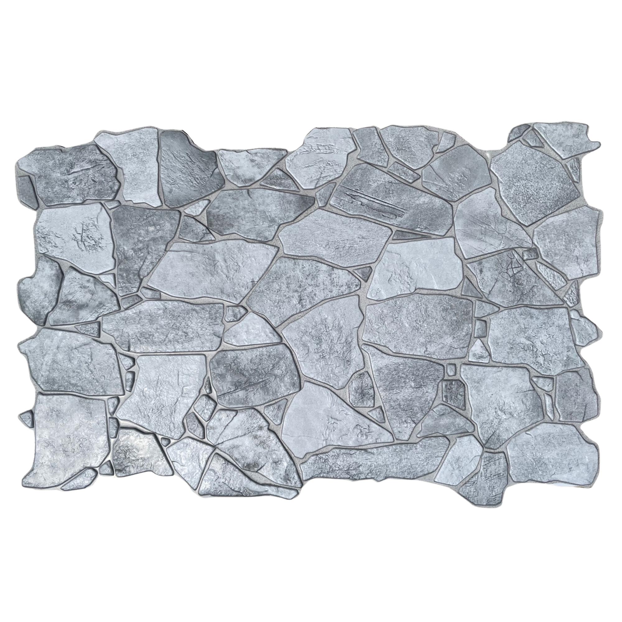 Pannelli 3D In PVC Effetto Pietra Per Pareti E Soffitto, 10 Pezzi Da 90x48 Cm, Copertura 4 M², Impermeabili E Flessibili