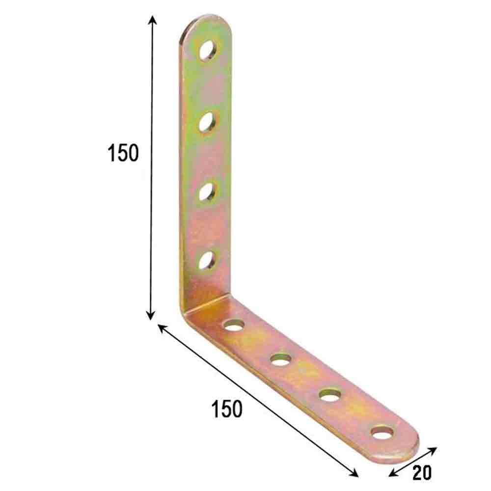 KIT 4 PZ PIASTRA DI RIPARAZIONE 9x5cm X CERNIERE DI ARMADIO