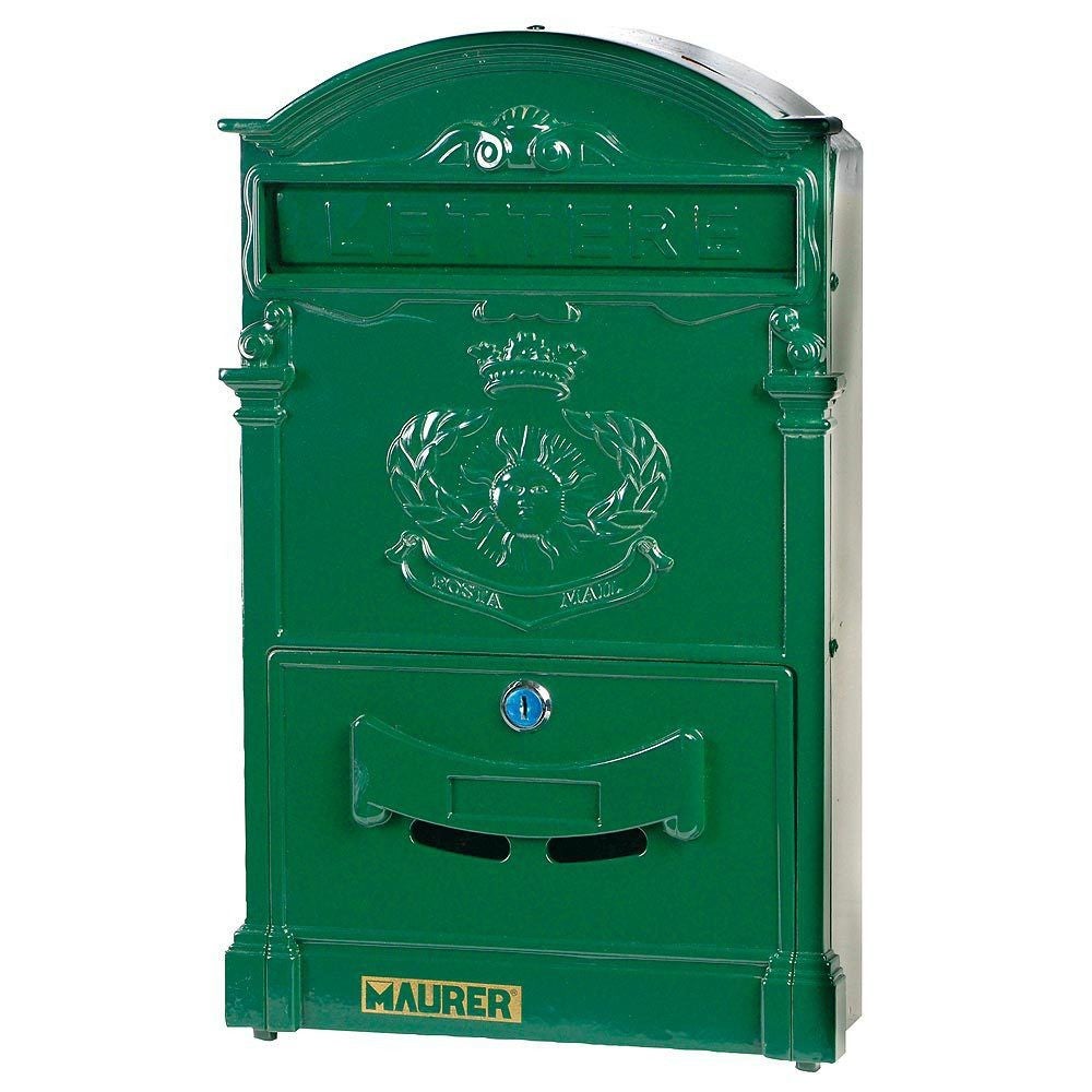 Cassetta Postale In Alluminio Per Esterno Royal Verde Maurer